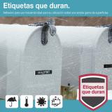 DYMO - D1 - Etiquetas Durable - Blanco sobre negro - 12mm x 3m