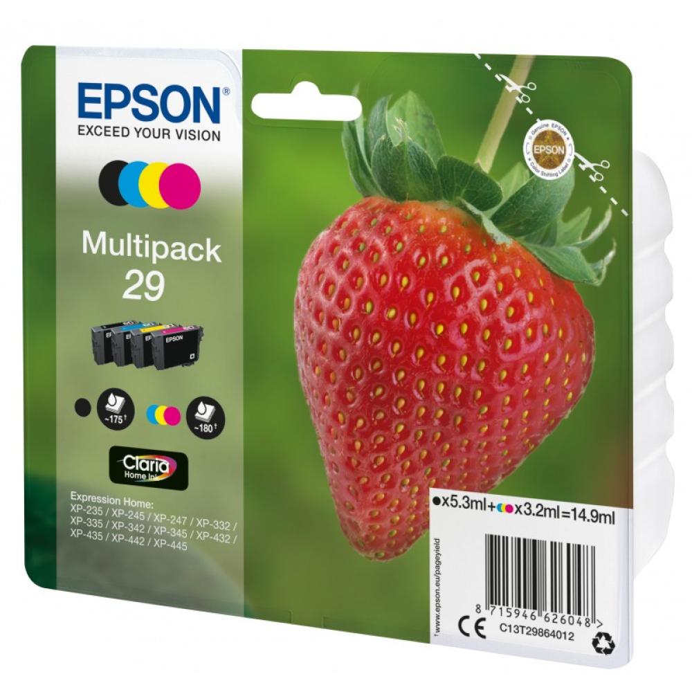 Epson - Strawberry Multipack 4-colours 29 Claria Home Ink - C13T29864022