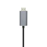 AISENS - Cable conversor USB-C a HDMI 4K@60HZ, USB-C/M-HDMI/M, Negro, 1.8m