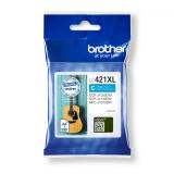 Brother - LC-421XLC cartucho de tinta 1 pieza(s) Original Alto rendimiento (XL) Cian