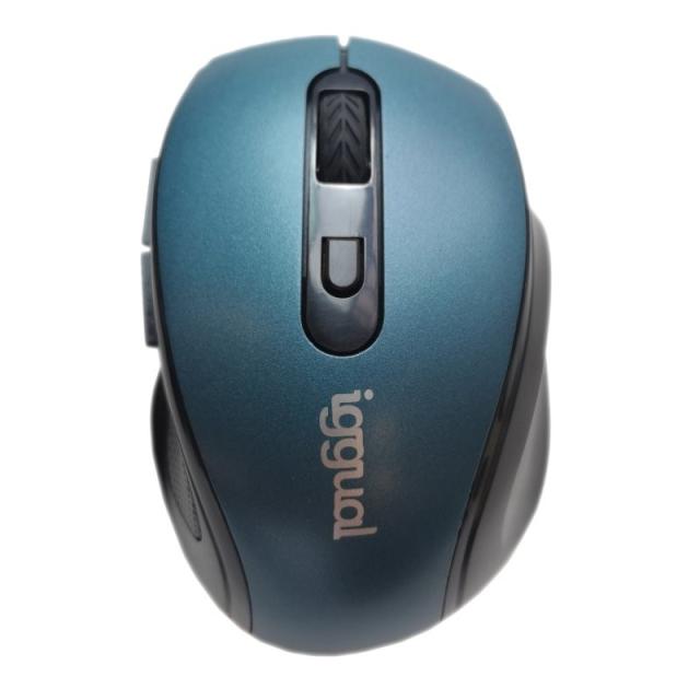 iggual - Ratón inalámbrico ERGONOMIC-M-1600DPI azul