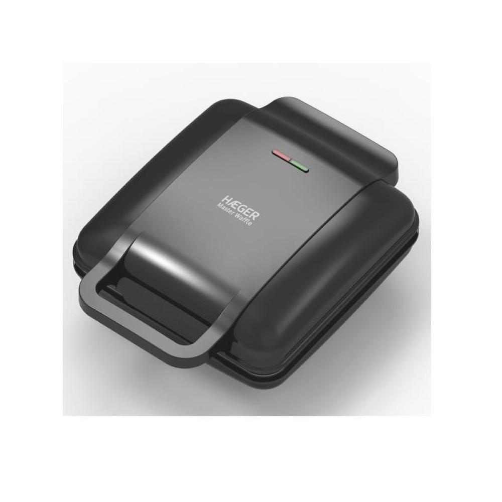 Haeger - WM-140.001A gofrera 2 barquillo(s) 1400 W Negro