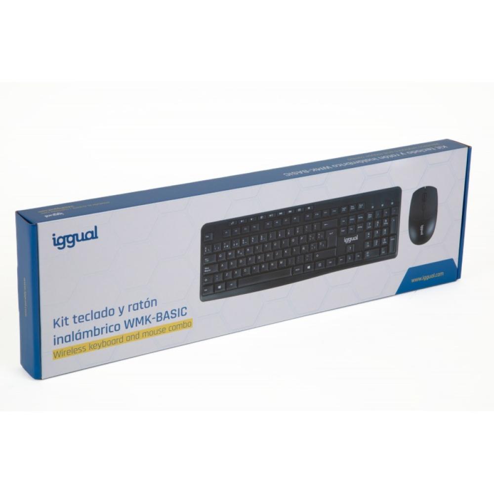 iggual - Kit teclado ratón inalámbrico WMK-BASIC