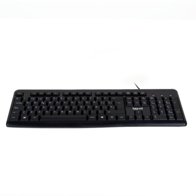 iggual - Teclado estándar CK-BASIC2-105T negro