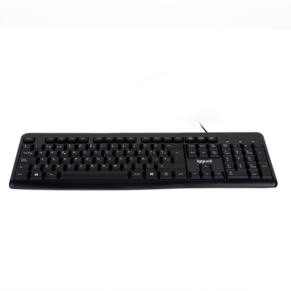 iggual - Teclado estándar CK-BASIC2-105T negro