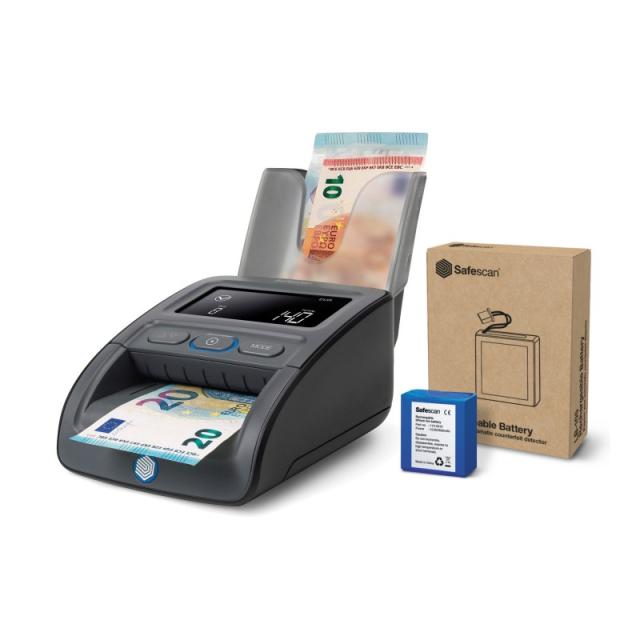 Safescan - 155-S Komplett detector de billetes falsos Negro