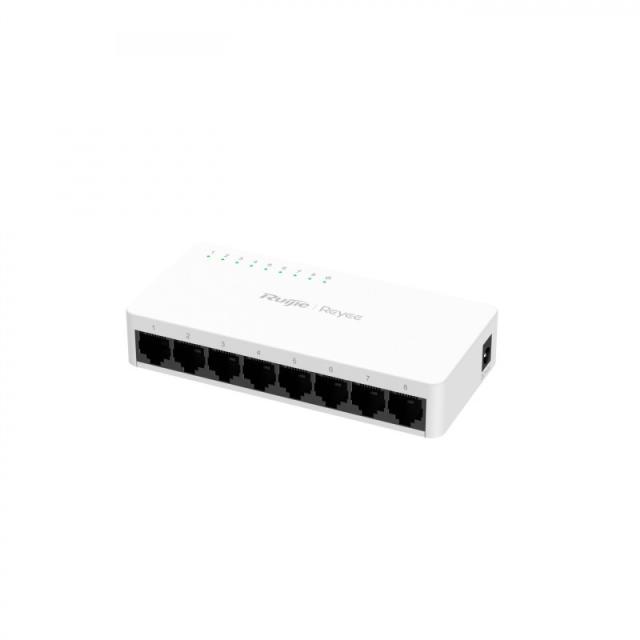 Ruijie Networks - RG-ES08F switch No administrado Fast Ethernet (10/100) Blanco