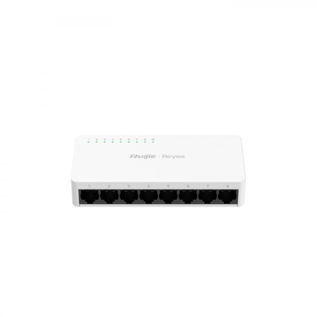 Ruijie Networks - RG-ES08F switch No administrado Fast Ethernet (10/100) Blanco