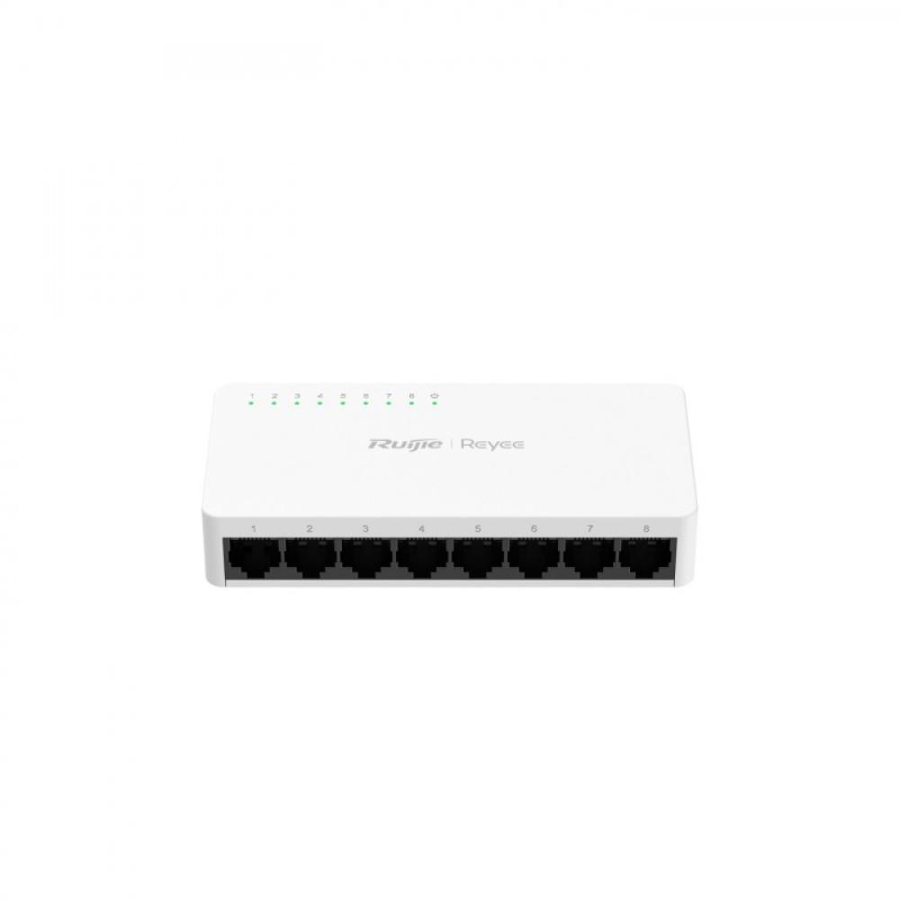 Ruijie Networks - RG-ES08F switch No administrado Fast Ethernet (10/100) Blanco