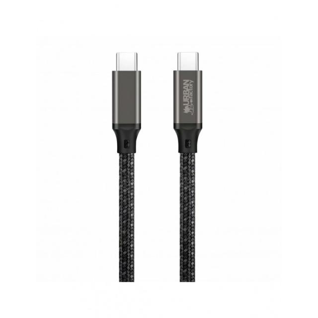 Urban Factory - BASEE cable USB 2 m USB C Gris - CAB03UF