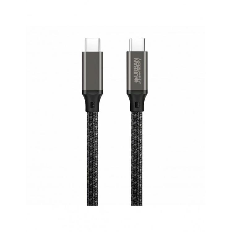 Urban Factory - BASEE cable USB 2 m USB C Gris - CAB03UF