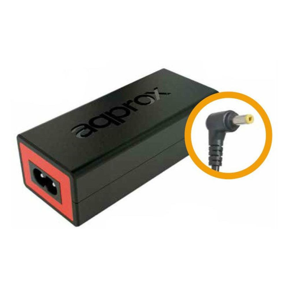 Approx - appA09 adaptador e inversor de corriente Interior 90 W Negro, Rojo