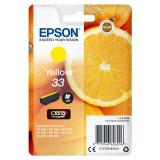 Epson - Oranges Singlepack Yellow 33 Claria Premium Ink - C13T33444012
