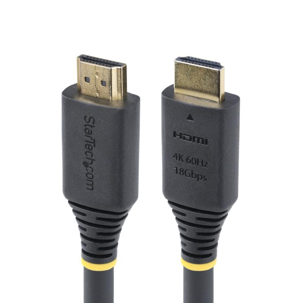 StarTech.com - Cable HDMI Certificado Premium de Alta Velocidad de 5m - 4K 60Hz/1440p 144Hz - HDR10/HDCP 2.2/ARC - 18Gbps - UHD
