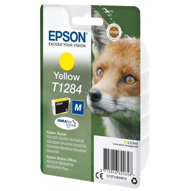 Epson - Fox Cartucho T1284 amarillo - C13T12844012