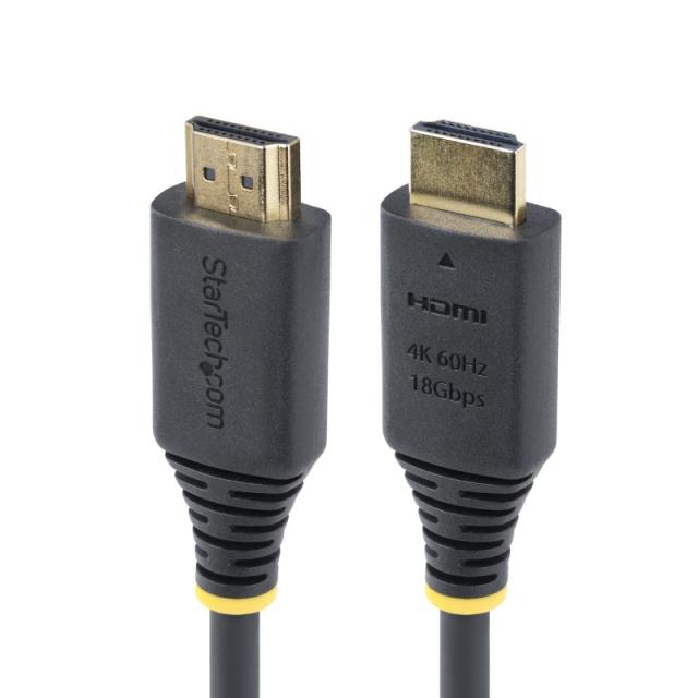 StarTech.com - Cable HDMI Certificado Premium de Alta Velocidad de 4m - 4K 60Hz/1440p 144Hz - HDR10/HDCP 2.2/ARC - 18Gbps - UHD