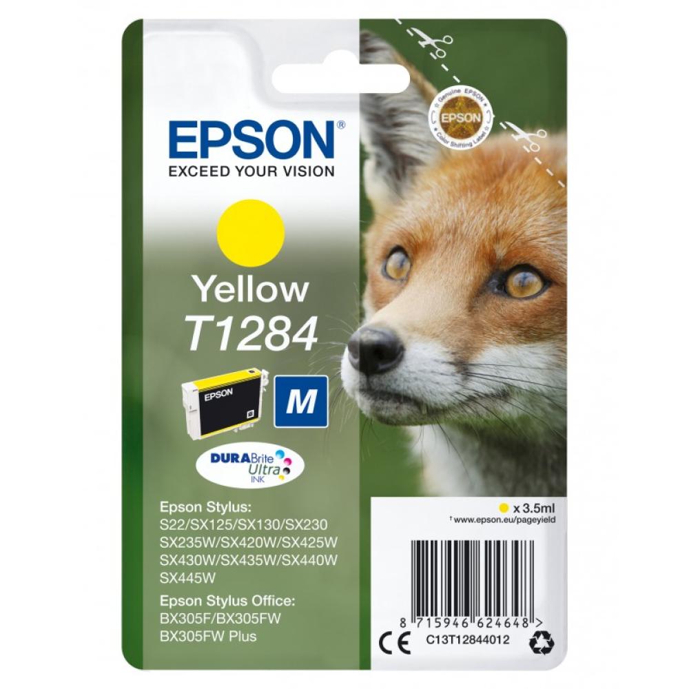 Epson - Fox Cartucho T1284 amarillo - C13T12844012