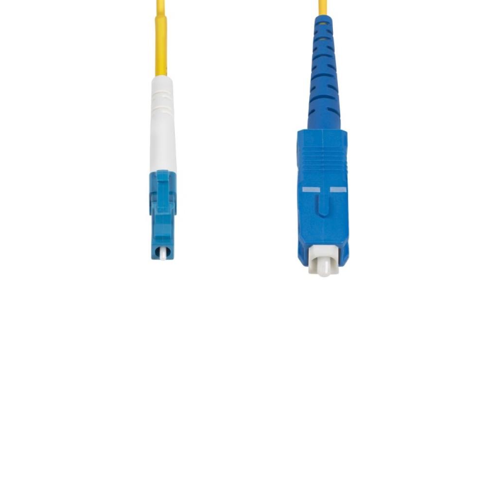 StarTech.com - Cable de Fibra Óptica Simplex LC a SC (UPC) OS2 Monomodo de 5m - 9/125µm - 40G/100G - Resistente a Dobleces - Low