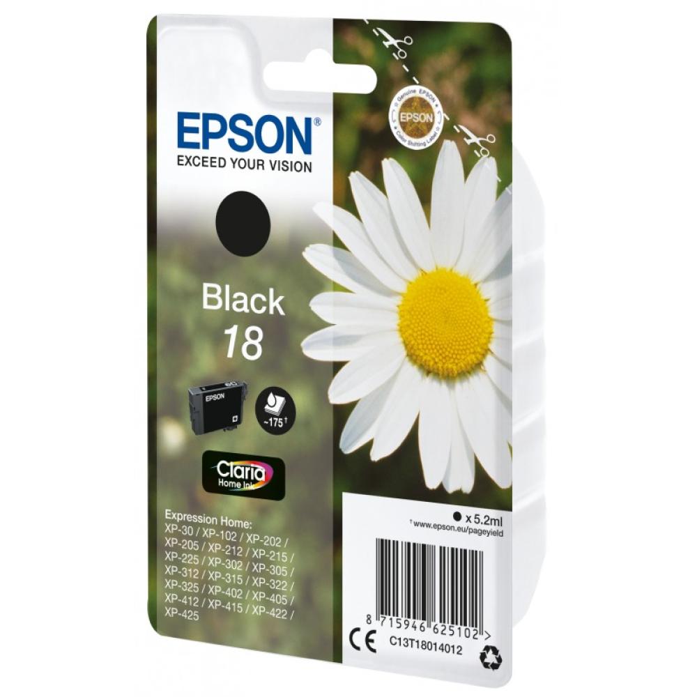 Epson - Daisy Cartucho 18 negro (etiqueta RF) - C13T18014022