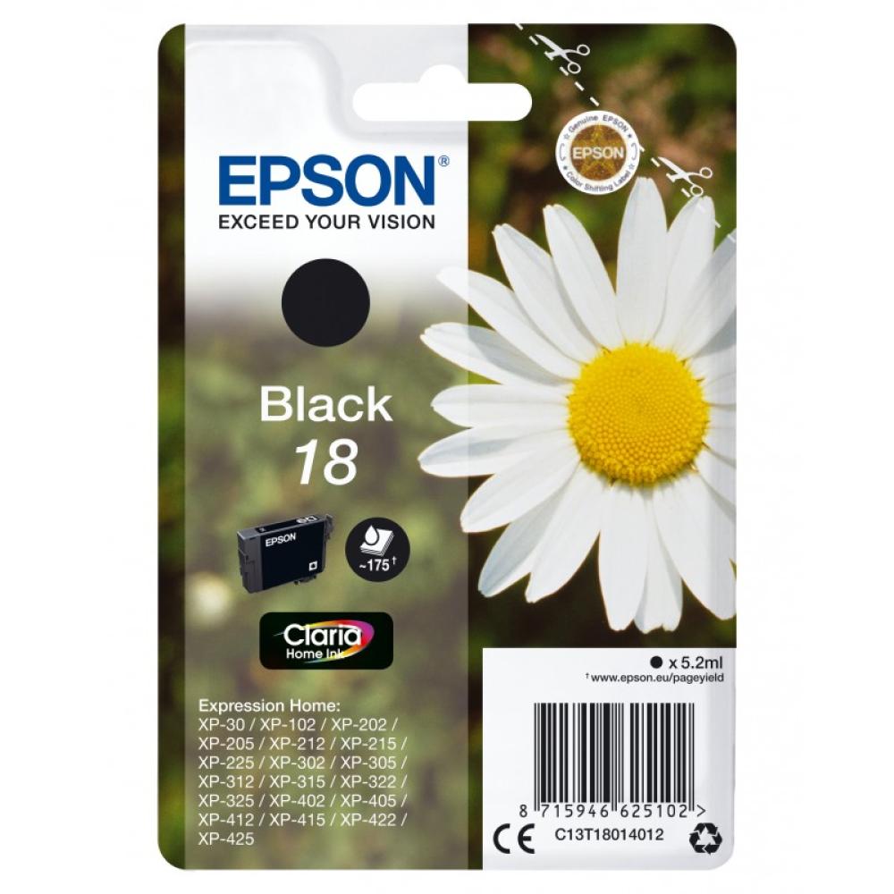 Epson - Daisy Cartucho 18 negro (etiqueta RF) - C13T18014022