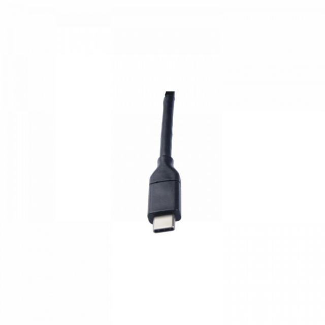V7 - Cable USB negro con conector USB 3.0 A hembra a USB-C macho 0.3m 1ft