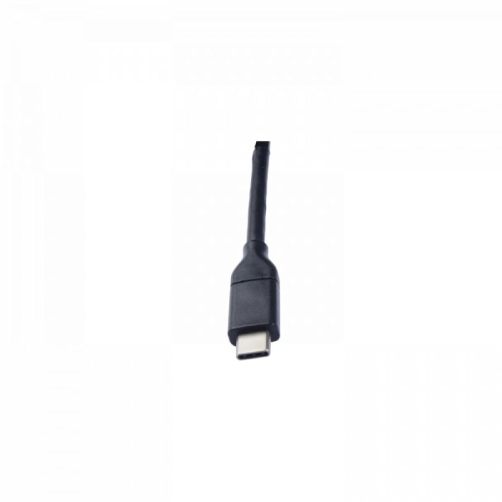 V7 - Cable USB negro con conector USB 3.0 A hembra a USB-C macho 0.3m 1ft