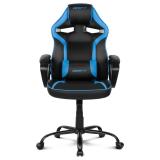 DRIFT - DR50 Silla para videojuegos de PC Asiento acolchado tapizado Negro, Azul