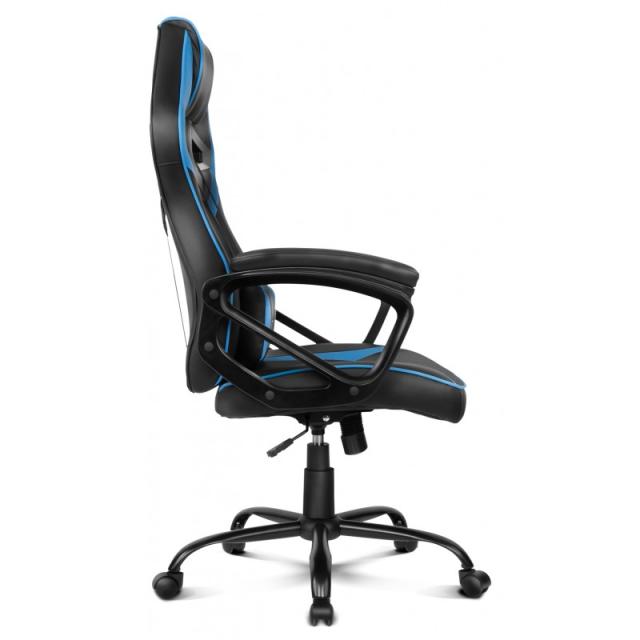 DRIFT - DR50 Silla para videojuegos de PC Asiento acolchado tapizado Negro, Azul