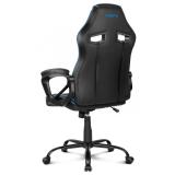 DRIFT - DR50 Silla para videojuegos de PC Asiento acolchado tapizado Negro, Azul