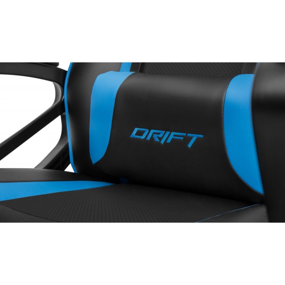DRIFT - DR50 Silla para videojuegos de PC Asiento acolchado tapizado Negro, Azul