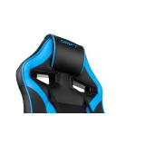 DRIFT - DR50 Silla para videojuegos de PC Asiento acolchado tapizado Negro, Azul