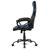 DRIFT - DR50 Silla para videojuegos de PC Asiento acolchado tapizado Negro, Azul
