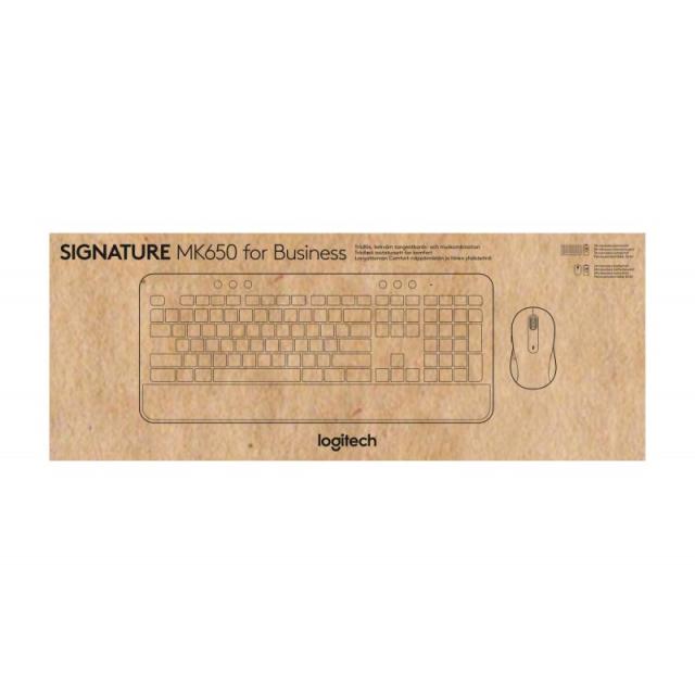 Logitech - 920-010998 teclado Ratón incluido Oficina Bluetooth QWERTY Español Grafito
