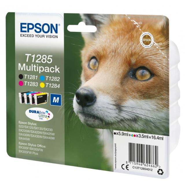 Epson - Fox Multipack T1285 4 colores - C13T12854012