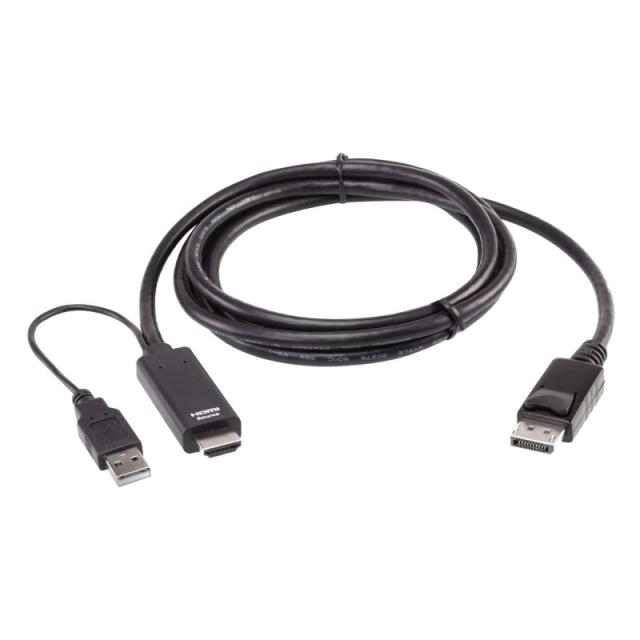 ATEN - Cable HDMI a DisplayPort True 4K de 1,8 m