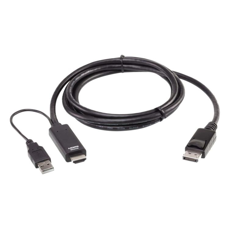 ATEN - Cable HDMI a DisplayPort True 4K de 1,8 m