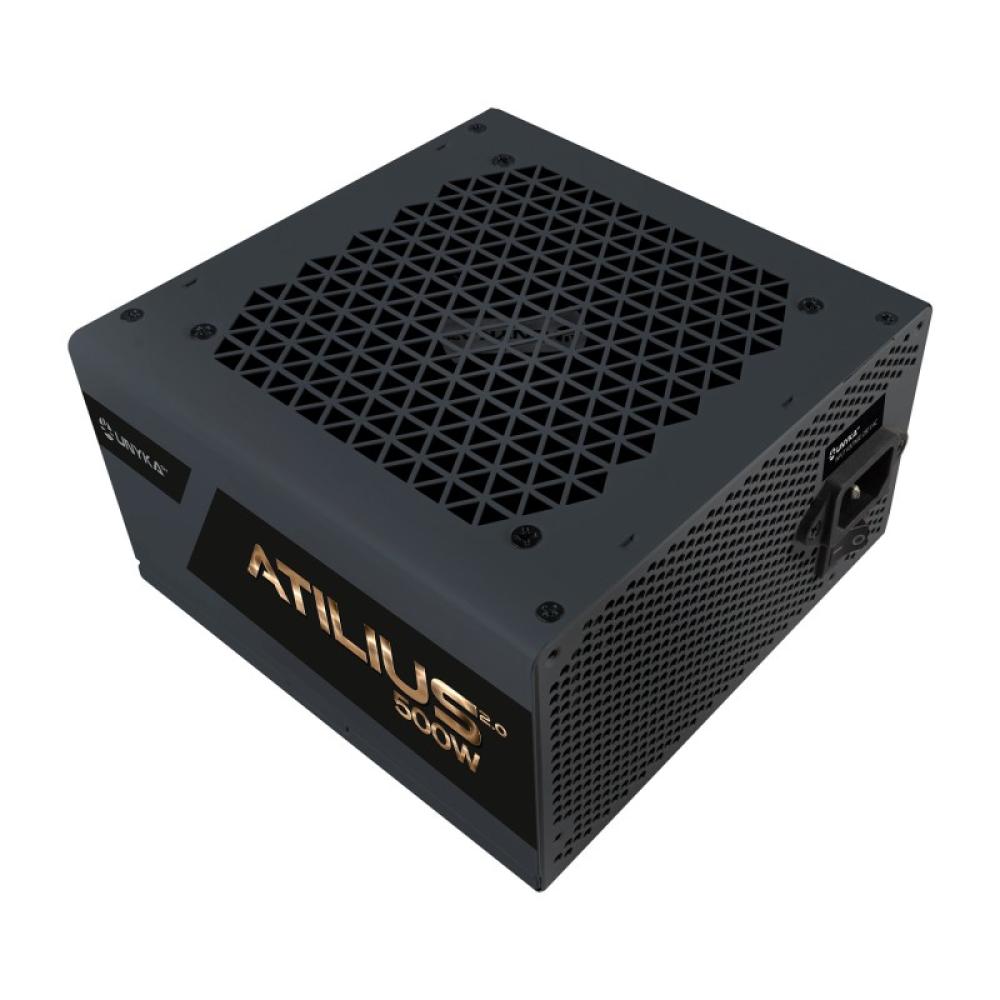 UNYKAch - ATX Atilius 2.0 Black 500W 80+ Bronze unidad de fuente de alimentación 20+4 pin ATX Negro