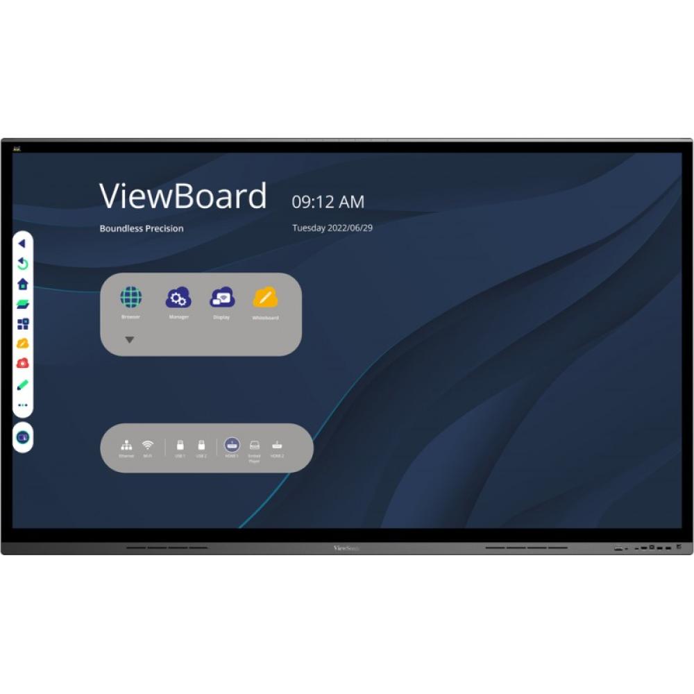 Viewsonic - IFP7562 pantalla de señalización Panel plano interactivo 190,5 cm (75") LED Wifi 350 cd / m² 4K Ultra HD Negro Panta