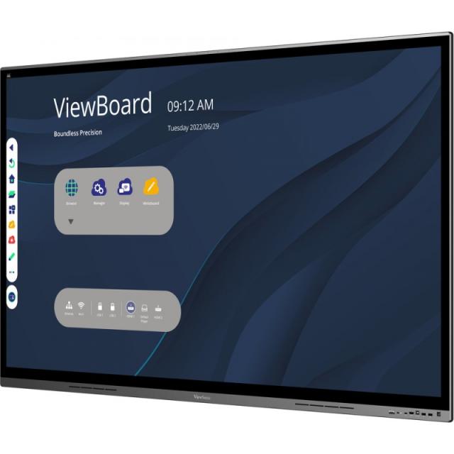 Viewsonic - IFP7562 pantalla de señalización Panel plano interactivo 190,5 cm (75") LED Wifi 350 cd / m² 4K Ultra HD Negro Panta