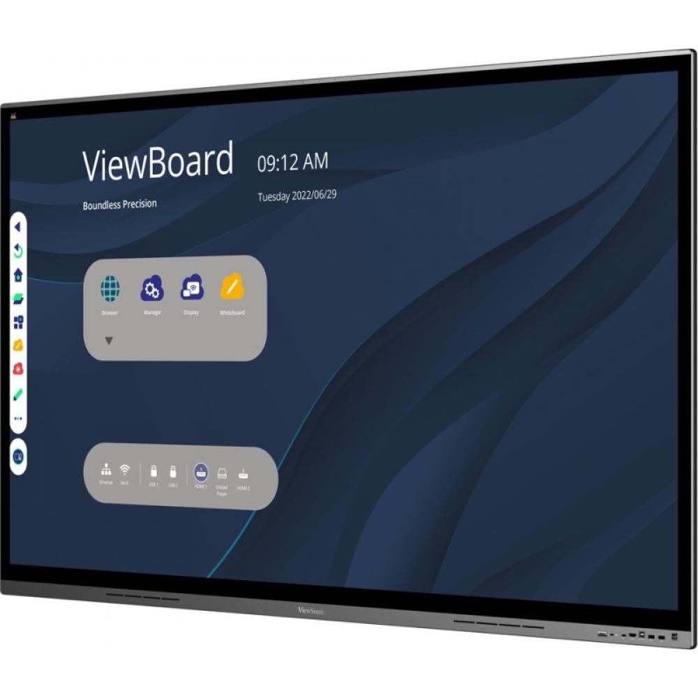 Viewsonic - IFP7562 pantalla de señalización Panel plano interactivo 190,5 cm (75") LED Wifi 350 cd / m² 4K Ultra HD Negro Panta