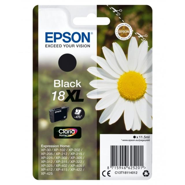 Epson - Daisy Cartucho 18XL negro (etiqueta RF)