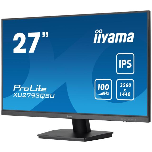 iiyama - ProLite XU2793QSU-B7 pantalla para PC 68,6 cm (27") 2560 x 1440 Pixeles Quad HD LED Negro