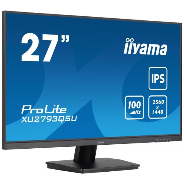 iiyama - ProLite XU2793QSU-B7 pantalla para PC 68,6 cm (27") 2560 x 1440 Pixeles Quad HD LED Negro