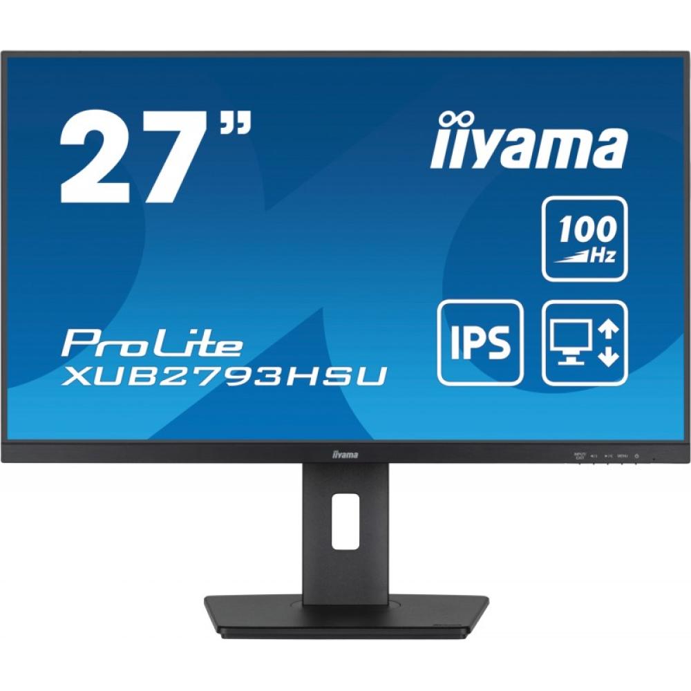 iiyama - ProLite XUB2793HSU-B7 pantalla para PC 68,6 cm (27") 1920 x 1080 Pixeles Full HD LED Negro