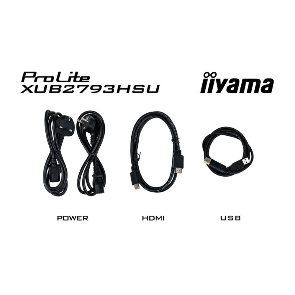 iiyama - ProLite XUB2793HSU-B7 pantalla para PC 68,6 cm (27") 1920 x 1080 Pixeles Full HD LED Negro