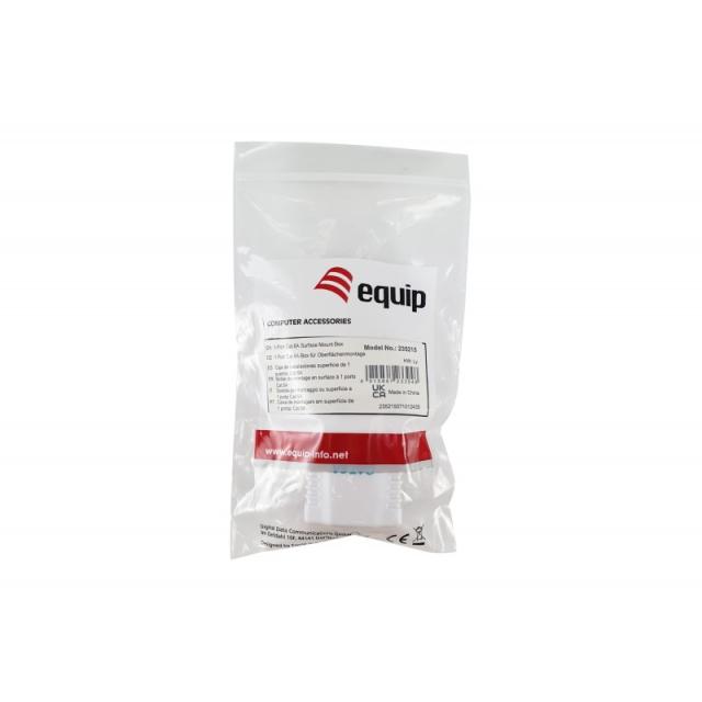 Equip - 235215 caja de conexiones de red Cat6a Blanco