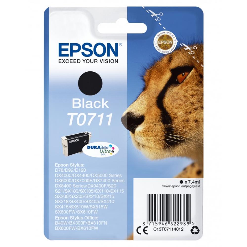 Epson - Cheetah Cartucho T0711 negro