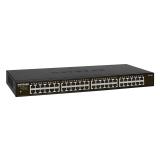 NETGEAR - GS348 No administrado Gigabit Ethernet (10/100/1000) 1U Negro