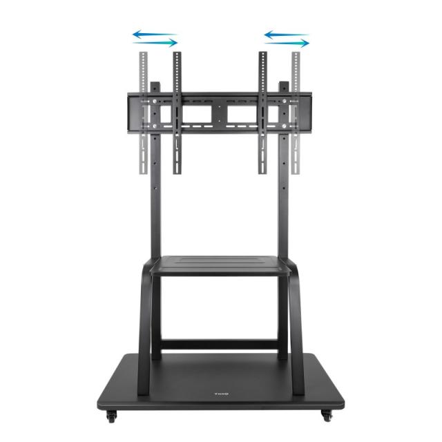 TooQ - Coloso Soporte de Suelo con Ruedas para Pantalla 37"-100"