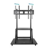 TooQ - Coloso Soporte de Suelo con Ruedas para Pantalla 37"-100"